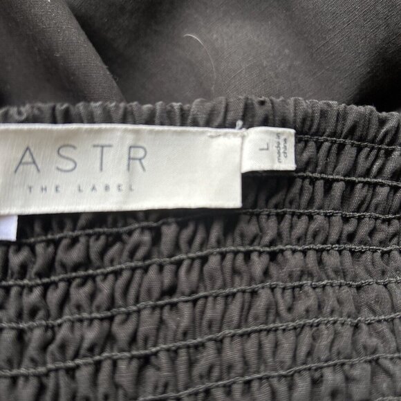 ASTR the label Women’s Aleda Dress Retail $80.52 Midi Ruffle Cut Out Large - Picture 10 of 12